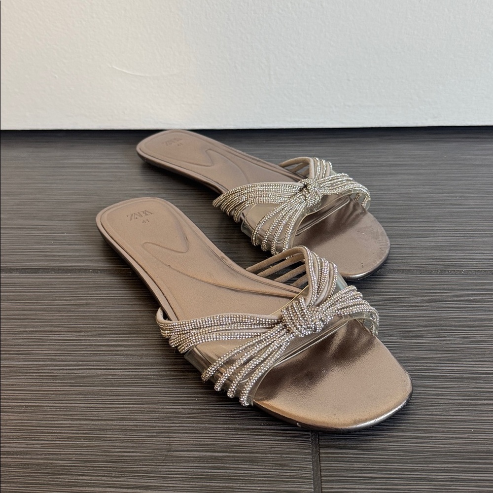Zara Sandals in Silver